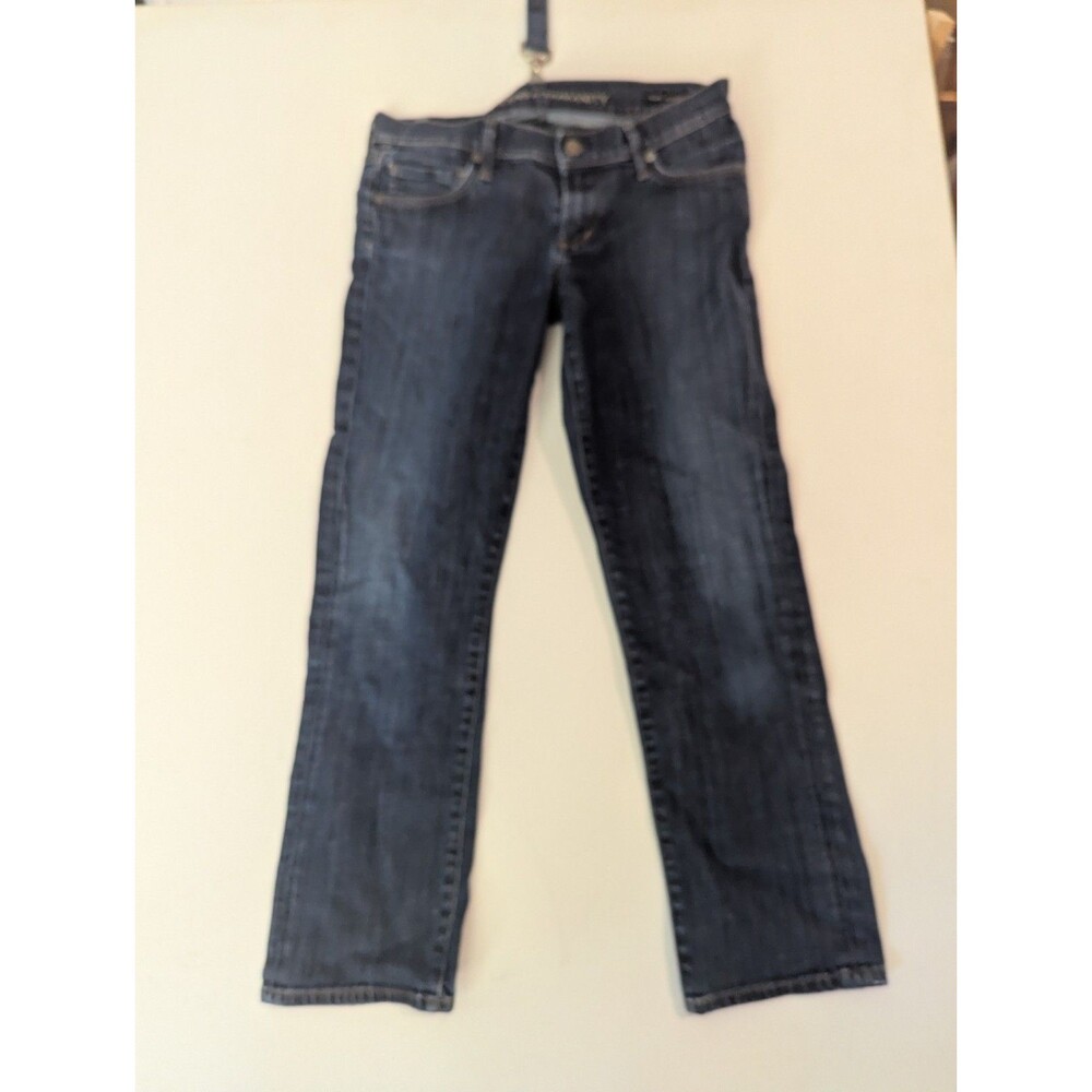 Citizen of Humanity Women's 28 Medium Wash Phoebe Slim Straight Crop Jeans